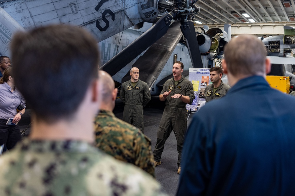 N95 and Office of Secretary of Defense CAPE &amp; Policy Visit the USS Bataan