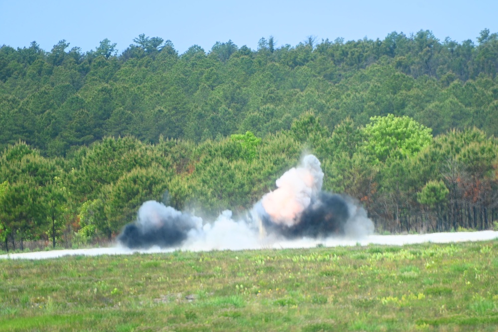 FORT DIX-RANGE 53 421 Combat Training Squadron Demolitions training. May 23rd, 2023