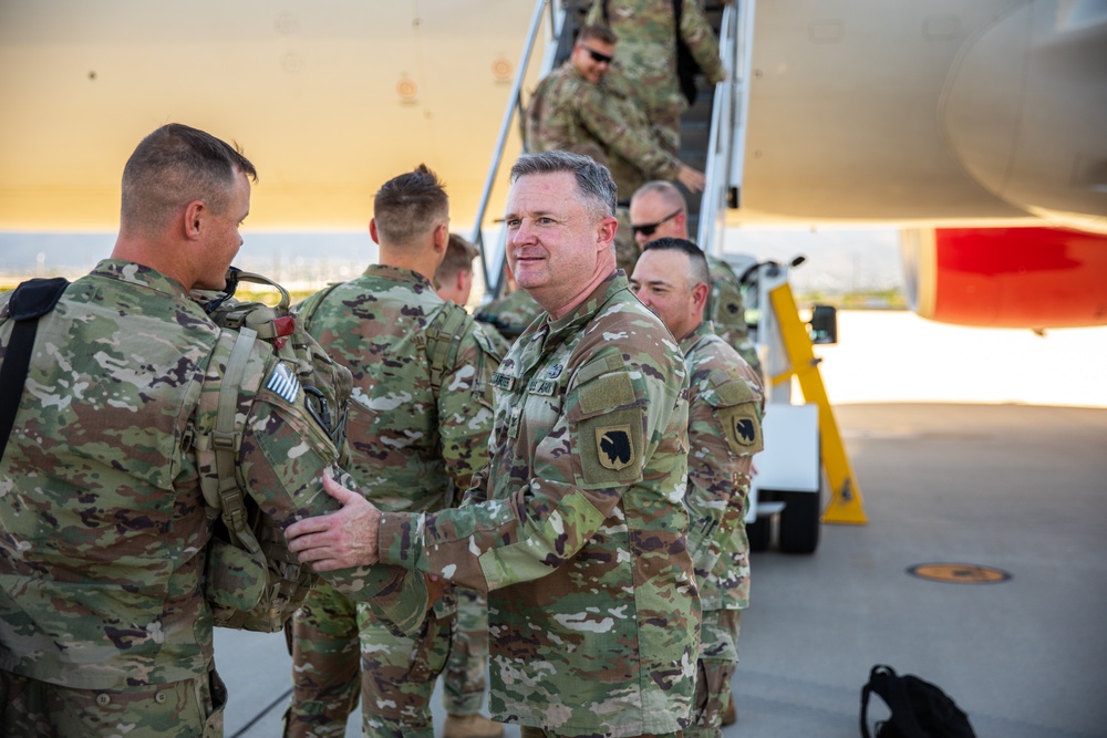 Over 1,000 Soldiers of the 45th IBCT deployed as Task Force Tomahawk - bound for the Horn of Africa.