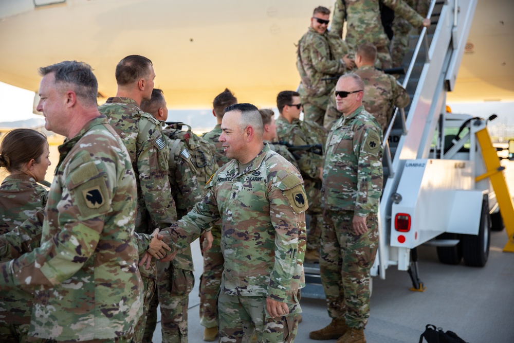 Over 1,000 Soldiers of the 45th IBCT deployed as Task Force Tomahawk - bound for the Horn of Africa.