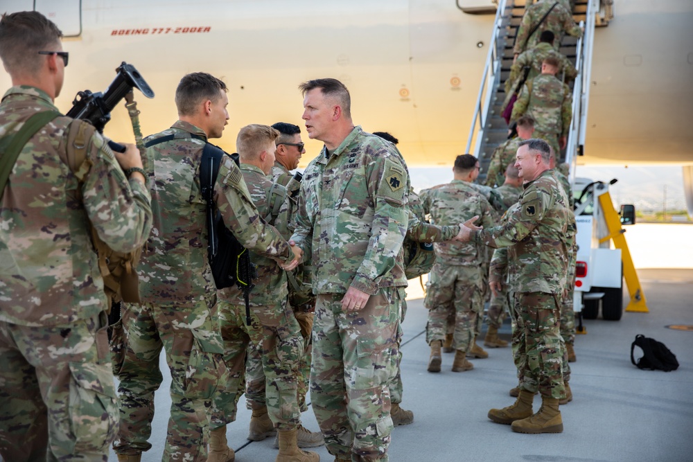 Over 1,000 Soldiers of the 45th IBCT deployed as Task Force Tomahawk - bound for the Horn of Africa.