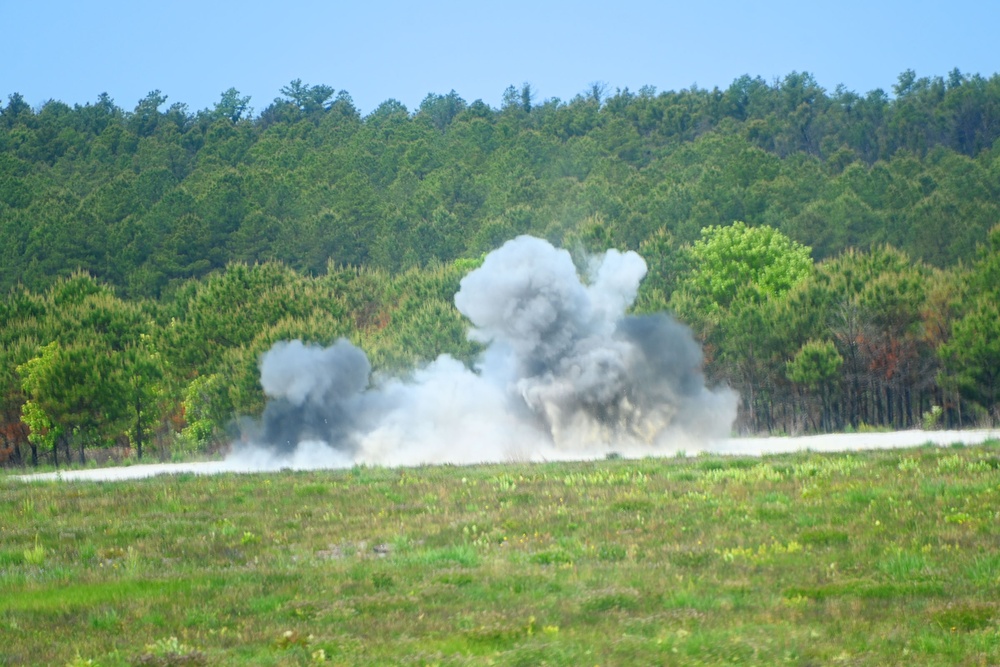 FORT DIX-RANGE 53 421 Combat Training Squadron Demolitions training. May 23rd, 2023