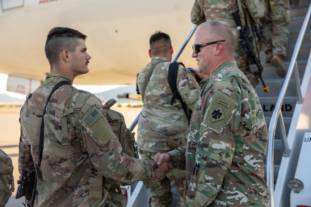 Over 1,000 Soldiers of the 45th IBCT deployed as Task Force Tomahawk - bound for the Horn of Africa.