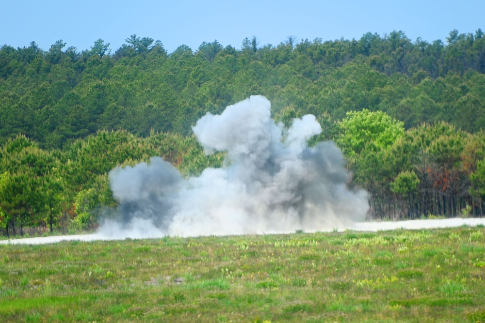 FORT DIX-RANGE 53 421 Combat Training Squadron Demolitions training. May 23rd, 2023