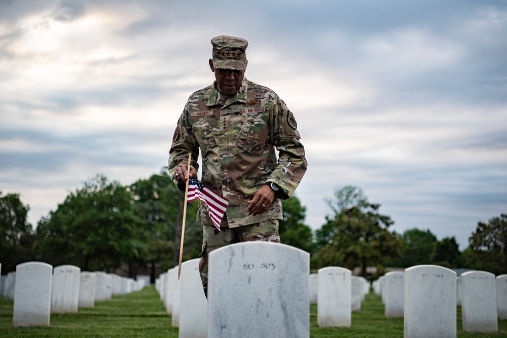 Flags In 2023 at Arlington National Cemetery