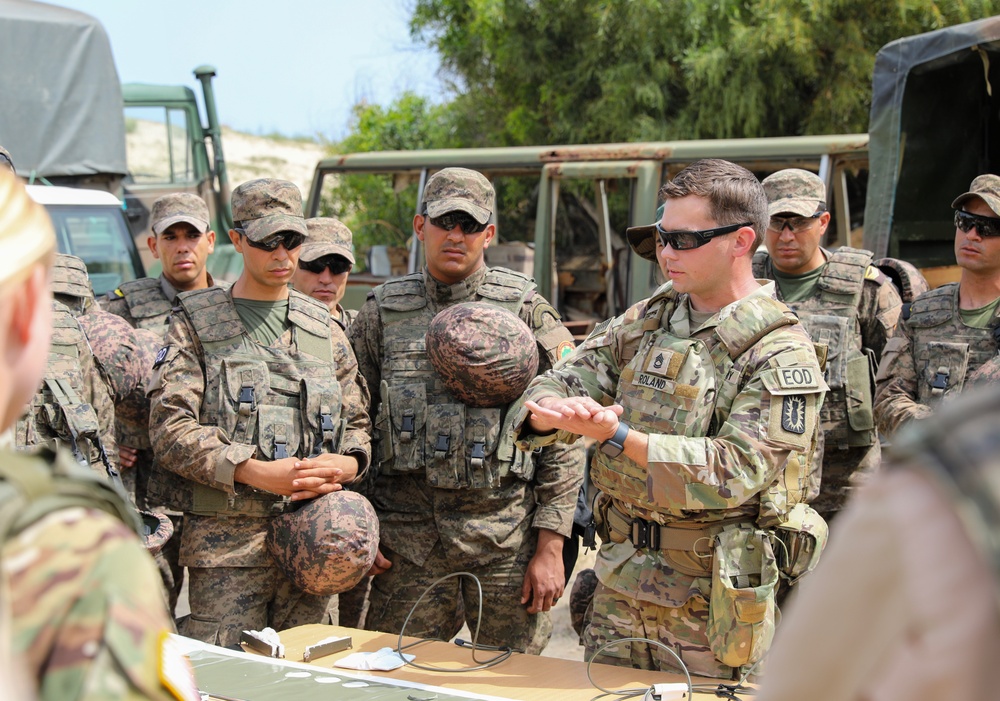 U.S. Army and Tunisian Armed Forces conduct demolition training