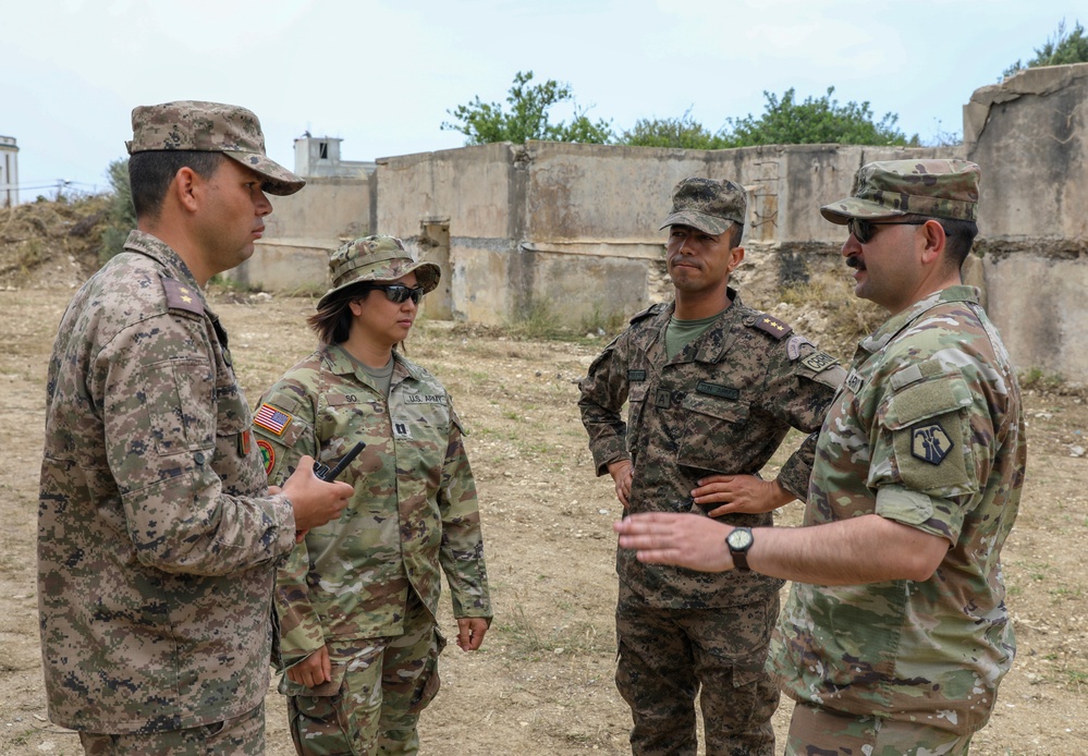 U.S and Tunisian Armed Forces rehearse decontamination procedures