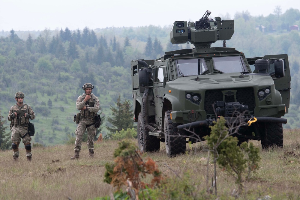 Immediate Response 23 - Simulated Battlefield Maneuvers -  Boljanici, Montenegro