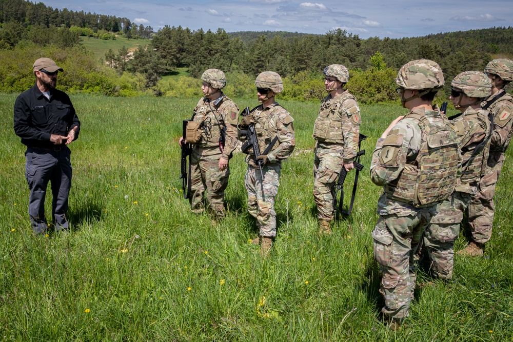 82nd Brigade Engineering Battalion train in site exploitation