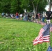 Racers place flags for Wabash Valley Run for the Fallen
