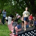 Racers place flags for Wabash Valley Run for the Fallen