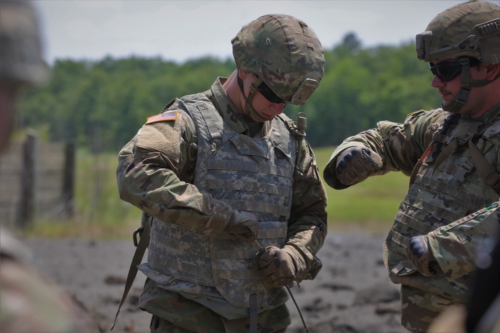 Engineers Assemble Explosive Charges