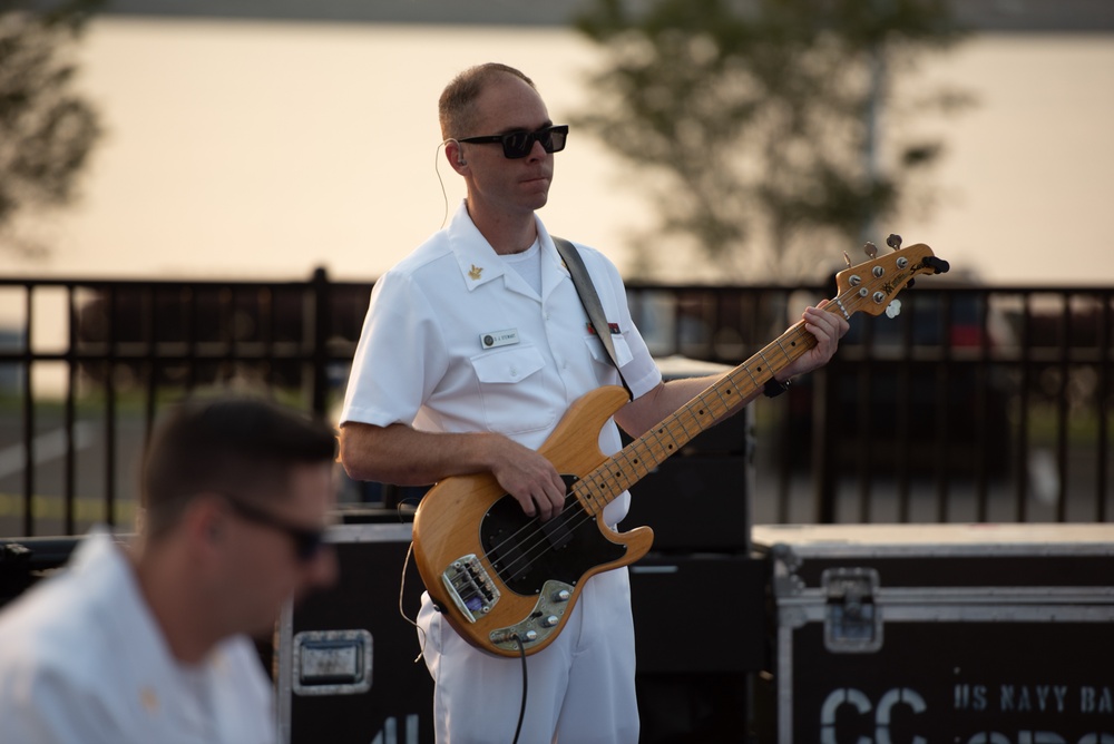 U.S. Navy Band Country Current performs in Spirit Park at National Harbor, MD.