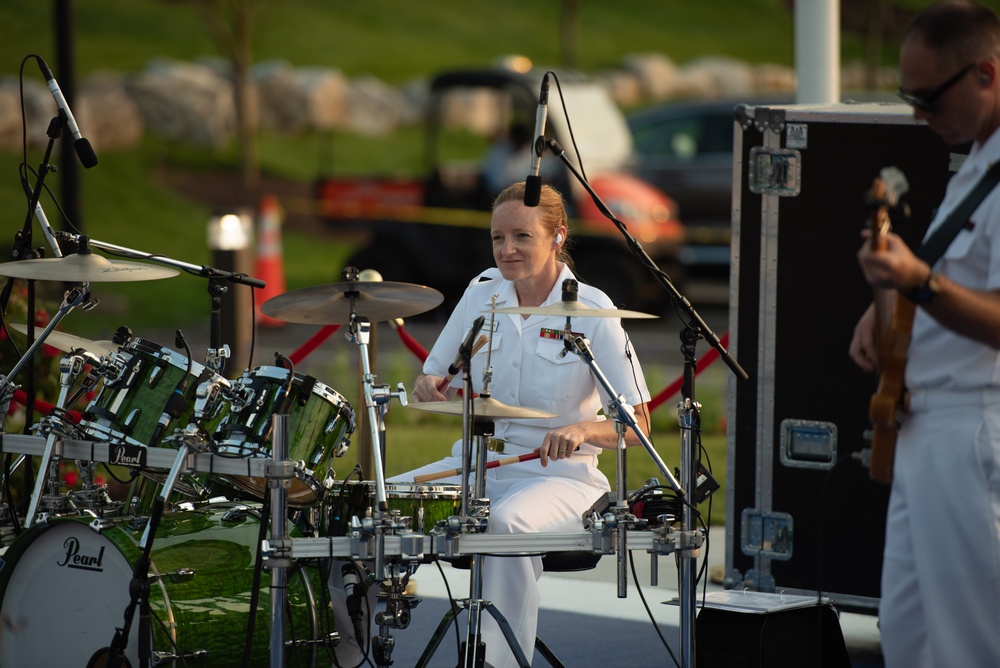 U.S. Navy Band Country Current performs in Spirit Park at National Harbor, MD.