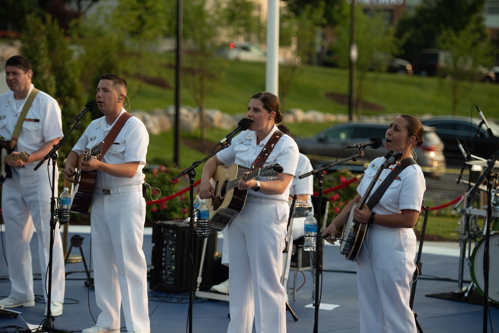 U.S. Navy Band Country Current performs in Spirit Park at National Harbor, MD.