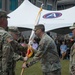 Headquarters and Headquarters Battalion, U.S. Army Central changes command during ceremony