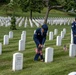 Deputy Secretary Hicks, staff place flags at Arlington National Cemetery