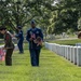 Deputy Secretary Hicks, staff place flags at Arlington National Cemetery