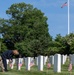 Deputy Secretary Hicks, staff place flags at Arlington National Cemetery