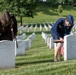 Deputy Secretary Hicks, staff place flags at Arlington National Cemetery