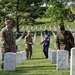 Deputy Secretary Hicks, staff place flags at Arlington National Cemetery