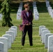 Deputy Secretary Hicks, staff place flags at Arlington National Cemetery