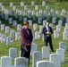 Deputy Secretary Hicks, staff place flags at Arlington National Cemetery