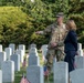 Deputy Secretary Hicks, staff place flags at Arlington National Cemetery