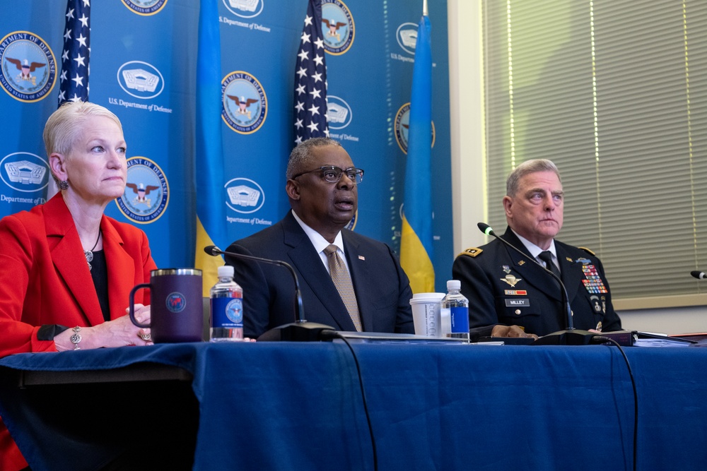 Secretary Austin, CJCS, ASD International Security Affairs participate in UDCG