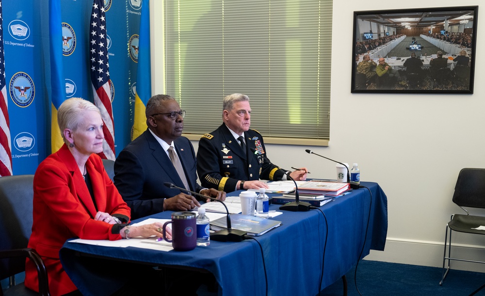 Secretary Austin, CJCS, ASD International Security Affairs participate in UDCG