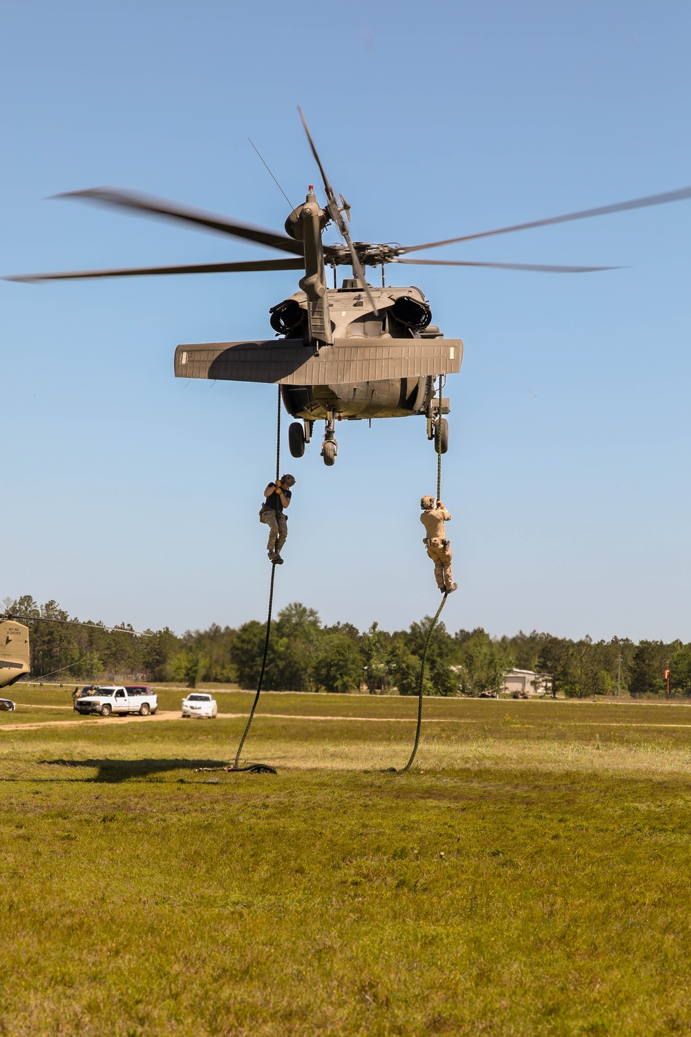 3rd Special Forces Group (Airborne) execute Fast Rope Insertion Extraction System training during Southern Strike