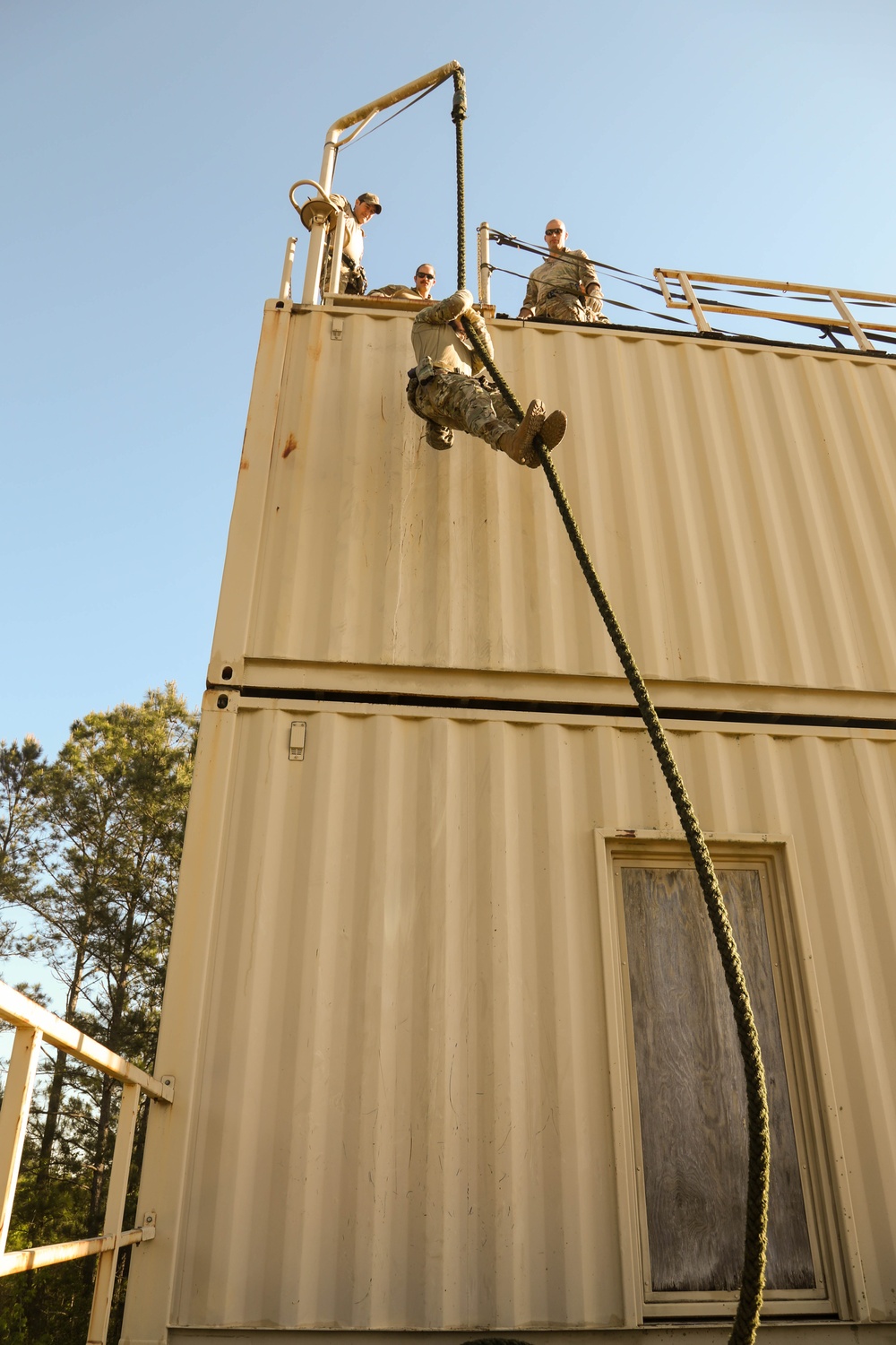 3rd Special Forces Group (Airborne) execute Fast Rope Insertion Extraction System training during Southern Strike