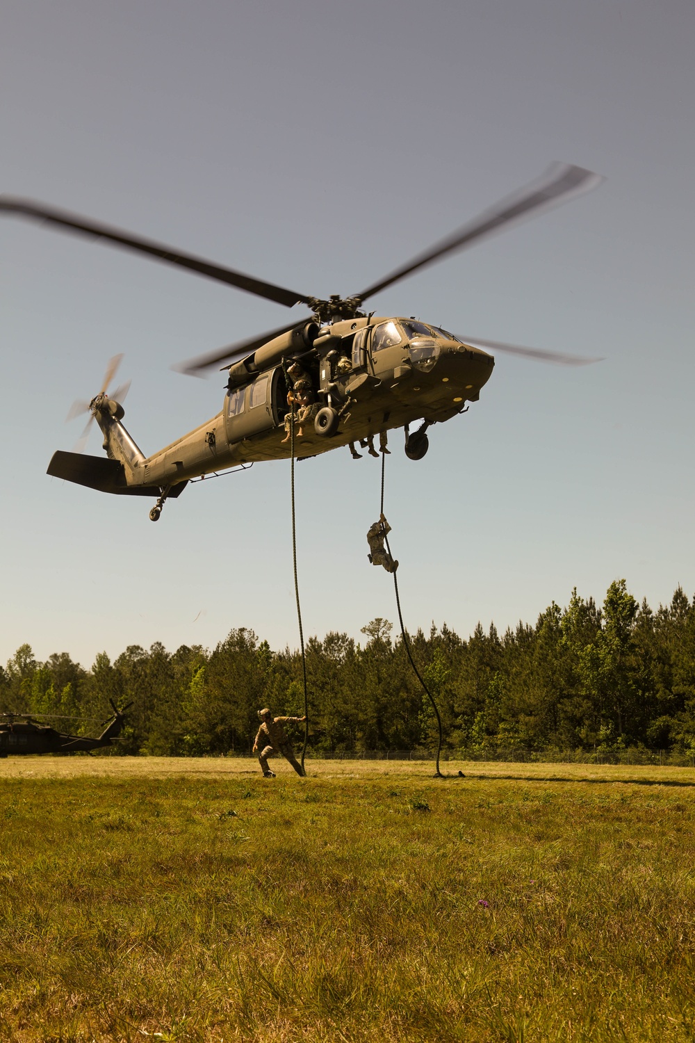 3rd Special Forces Group (Airborne) execute Fast Rope Insertion Extraction System training during Southern Strike