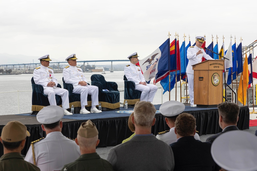 Carrier Strike Group 15 Conducts Change of Command Ceremony