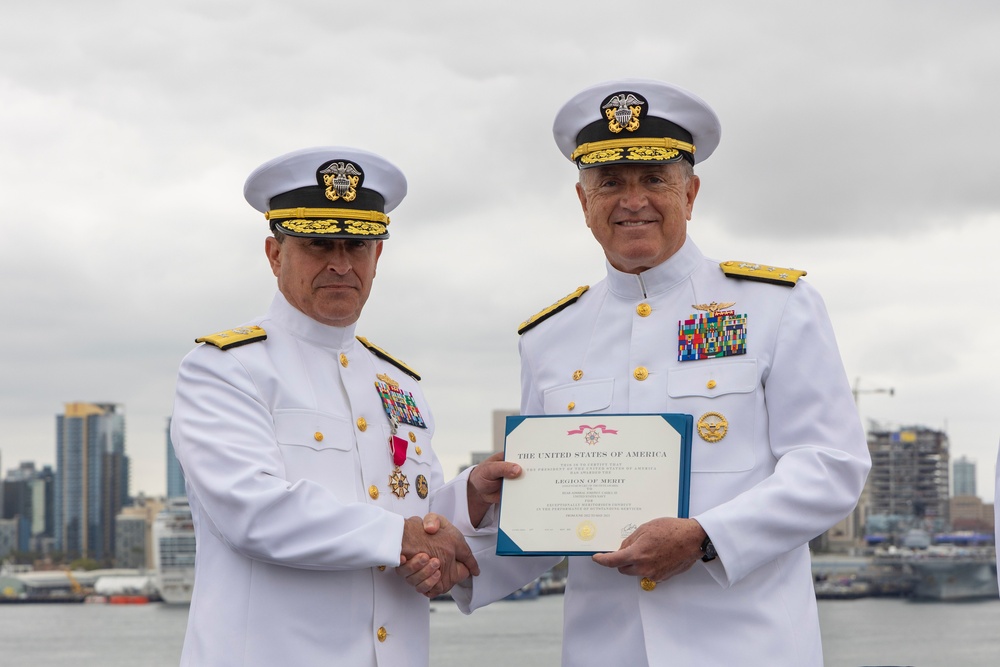 Carrier Strike Group 15 Conducts Change of Command Ceremony