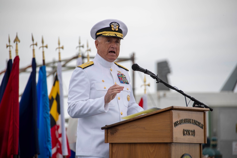 Carrier Strike Group 15 Conducts Change of Command Ceremony