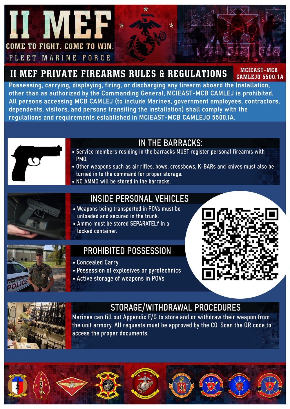 II MEF Private Firearms Rules and Regulations