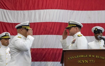 Carrier Strike Group 10, GHWBCSG Changes Command