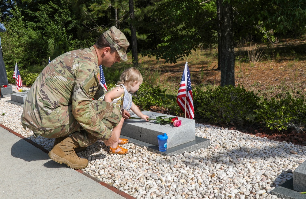 3rd Special Forces Group (Airborne) holds their annual rose laying ceremony on the Memorial Walk