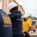 Sailors help Habitat For Humanity build homes