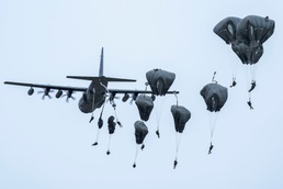 USMC KC-130Js support Arctic Angels jump in honor of 77 fallen paratroopers