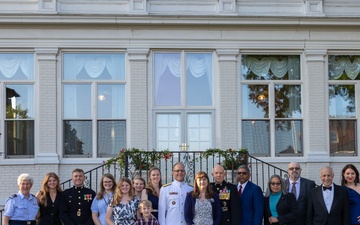Four U.S. Navy Chaplains Honored at Friday Evening Parade