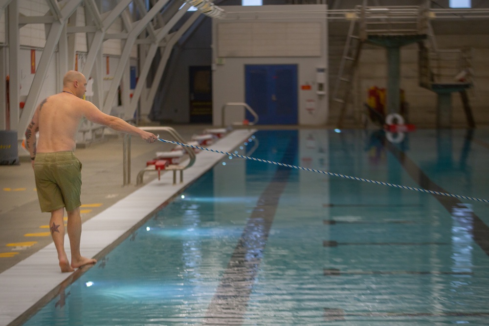 MCRD San Diego Lima Company Swimming Exercise