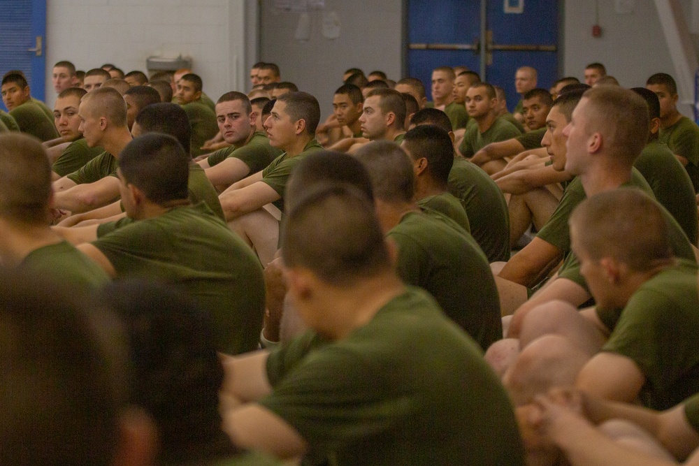 MCRD San Diego Lima Company Swimming Exercise