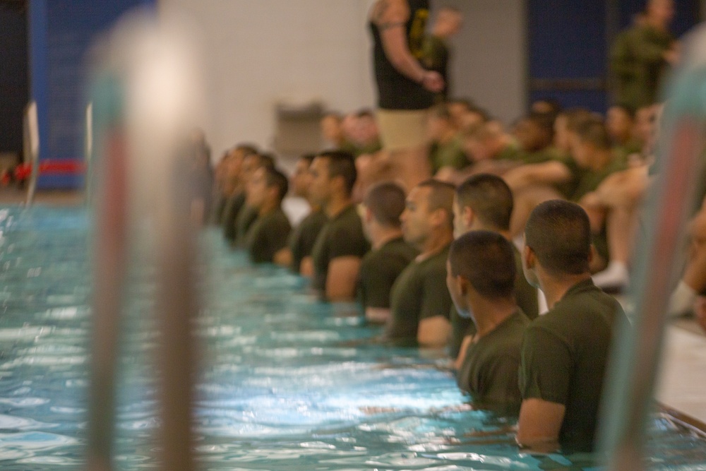 MCRD San Diego Lima Company Swimming Exercise