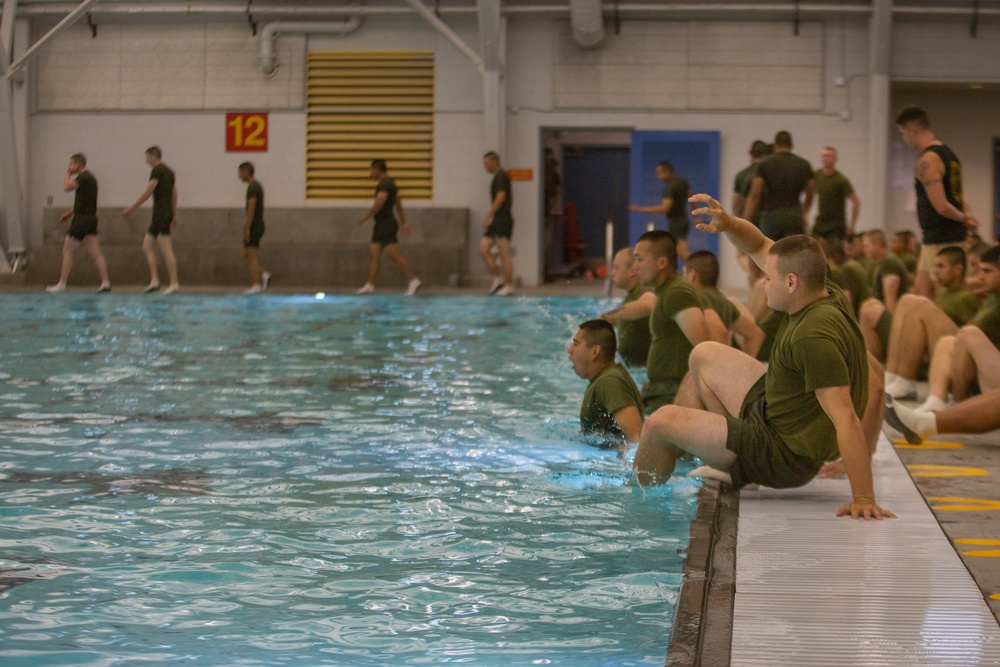 MCRD San Diego Lima Company Swimming Exercise