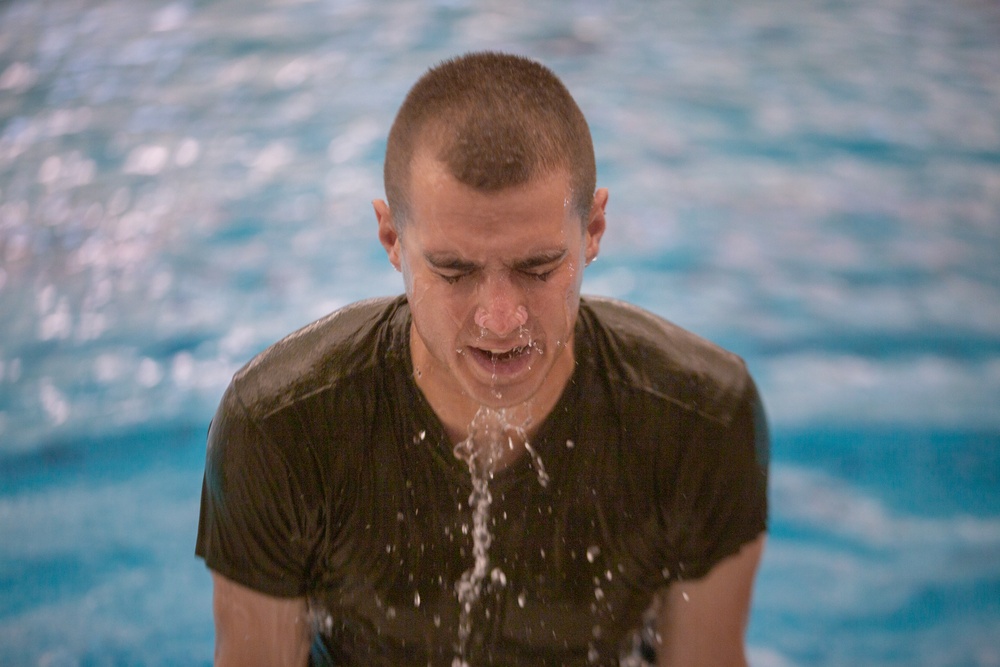 MCRD San Diego Lima Company Swimming Exercise