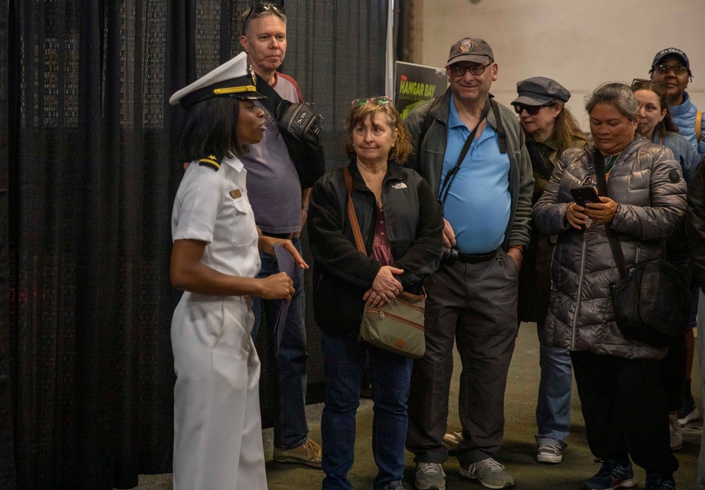 SECNAV Visits Wasp for Fleet Week NYC