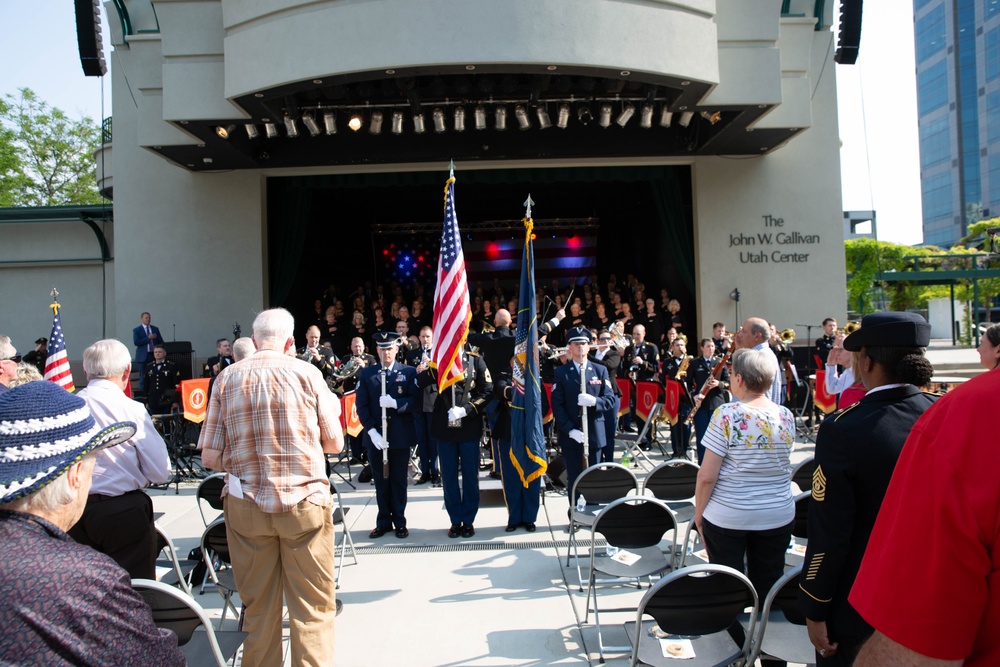 Utah National Guard’s 23rd Army Band performs at the Armed Forces Day Concert