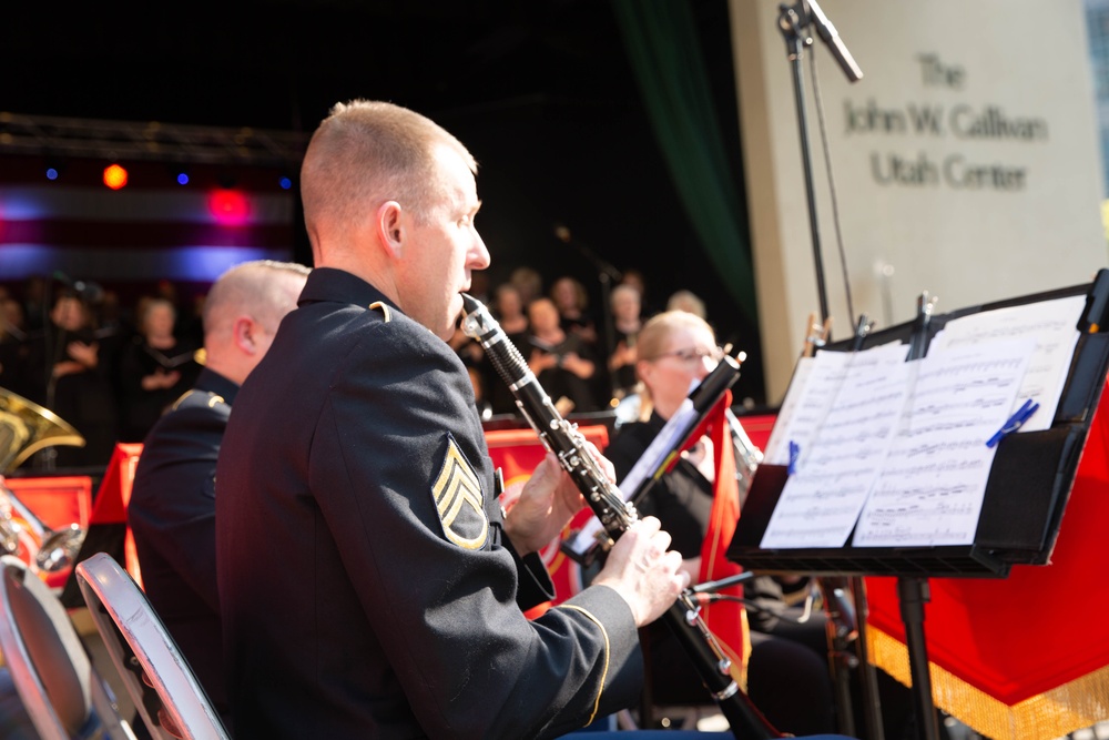 Utah National Guard’s 23rd Army Band performs at the Armed Forces Day Concert